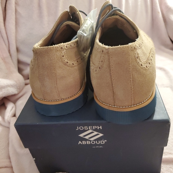 Joseph Abboud Robert Wing Tip Suede size 12 - Picture 4 of 4